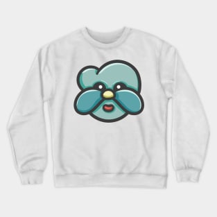 Cute Dog Face Crewneck Sweatshirt